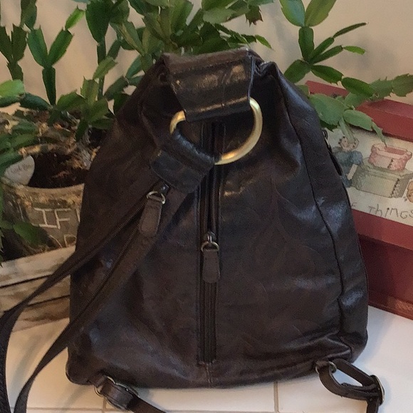 ‘Great American Leatherworks’ Backpack/Sling (#9) - Picture 5 of 11